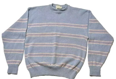 Suéter de Lana Mohair Verdadero Vintage Lord Jeff The Baggy Shag Talla XL Azul Abuelo  Foto 1 de 4