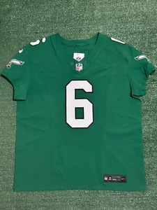 Devonta Smith Philadelphia Eagles Kelly Green Nike Vapor F.U.S.E Elite Jersey 48 - Picture 1 of 11