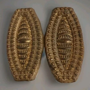 Loop for Belt Brass Repoussé 19th Th Costume De Theatre - Foto 1 di 10