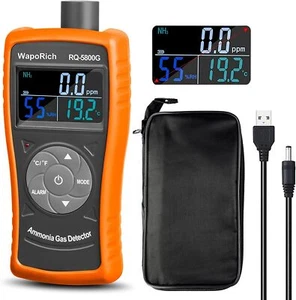 Rilevatore Gas Ammoniaca NH3 Monitor Particelle Misuratore Professionale per Avicoltura - Foto 1 di 7