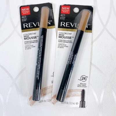 Revlon ColorStay Brow Mousse 401 Blonde - Lot of 2 liners - Image 1 of 4