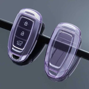 Transparent FOB Case Cover For Hyundai Veloster Remote Smart Key 3 4 5 Buttons - Picture 1 of 17