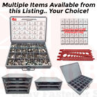 Inch & Metric STAINLESS Hex Nuts Flat and Lock Washers Assortment OR Accessories