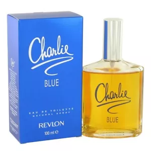 CHARLIE BLUE * Revlon 3.4 oz / 100 ml Eau De Toilette (EDT) Women Perfume Spray - Picture 1 of 1