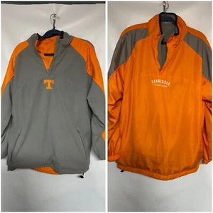 Vintage Men Large / XL Tennessee VOLS 2 sided thick warm SWEATSHIRT TN hoodie - Picture 1 of 12