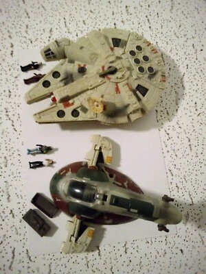 Lote de 1 Flota de Acción Star Wars Halcón Milenario/Esclavo. COMPLETO.  Foto 1 de 4