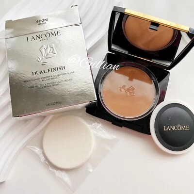 Lancome Dual Finish Multi-Tasking Powder & Foundation in One 420 Bisque (N) ~NIB - Image 1 of 4