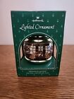 Vintage 1984 Hallmark Ornament Stained Glass Lighted Ornament w/ Box