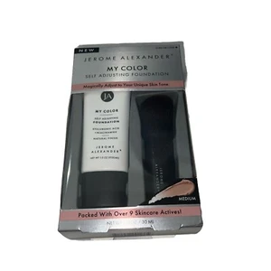 Jerome Alexander My Color Medium Self Adjusting Foundation Skincare Actives NEU - Bild 1 von 4