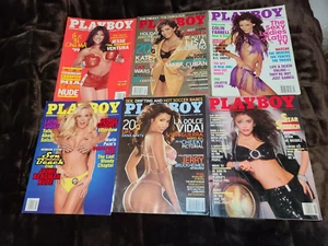 Playboy Magazine LOT of 6-SEXY LATIN LADIES -VIDA GUERRA,LISA GUERRERO - Picture 1 of 4