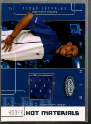 B2724- 2002-03 Hoops Hot Prospects Hot Materials #39 Jared Jeffries Jersey - Image 1 of 2