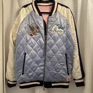 Palace x Evisu Collab Souvenir Jacket XL Dragon Reversible Authentic Bomber - Picture 1 of 18