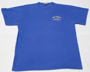 Vintage Air Force Football T Shirt Men's Large Blue 1999 Champions Short Sleeve - Picture 1 of 5