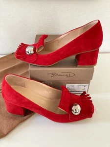 Bianca Di Pumps Gr 38 Fransen rot - Bild 1 von 4