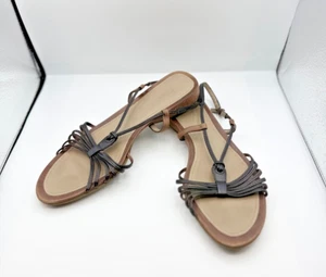 Ecco Women's Black Strappy Sandals Casual Comfort Slingback Open Toe Size 39 - Picture 1 of 11