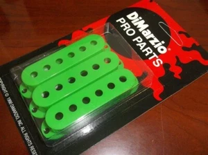 NEW - DiMarzio USA MADE DM2001 Strat Pickup Covers (3) - GREEN - Picture 1 of 1