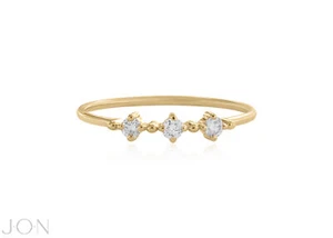 14k Gold Diamond Wedding Band Ring-Perfect Gift for Love 🎁Jewelry - Picture 1 of 12