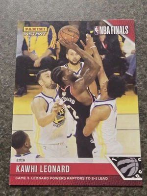 2018-19 Panini Instant NBA Finals Kawhi Leonard #21 /49286 Toronto Raptors - Image 1 of 2