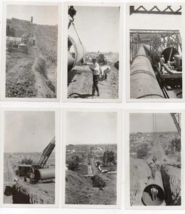 15 Original 1930s Photo showing Construction of Hetch Hetchy Pipeline California - Bild 1 von 6