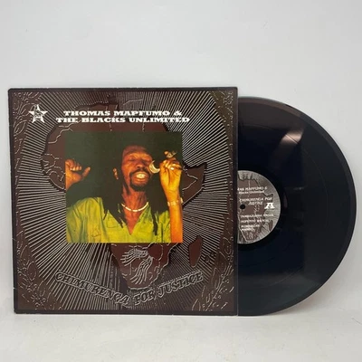 Thomas Mapfumo The Blacks Unlimited Chimurenga For Justice Vinyl LP UK 1985 VG+ - Image 1 of 2