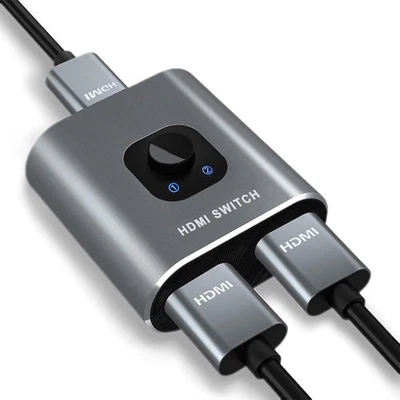 HDMI Splitter 1 In2 Out, BSWL HDMI Switch 4K@60hz, HDMI Switcher 4K HDMI  - Bild 1 von 4