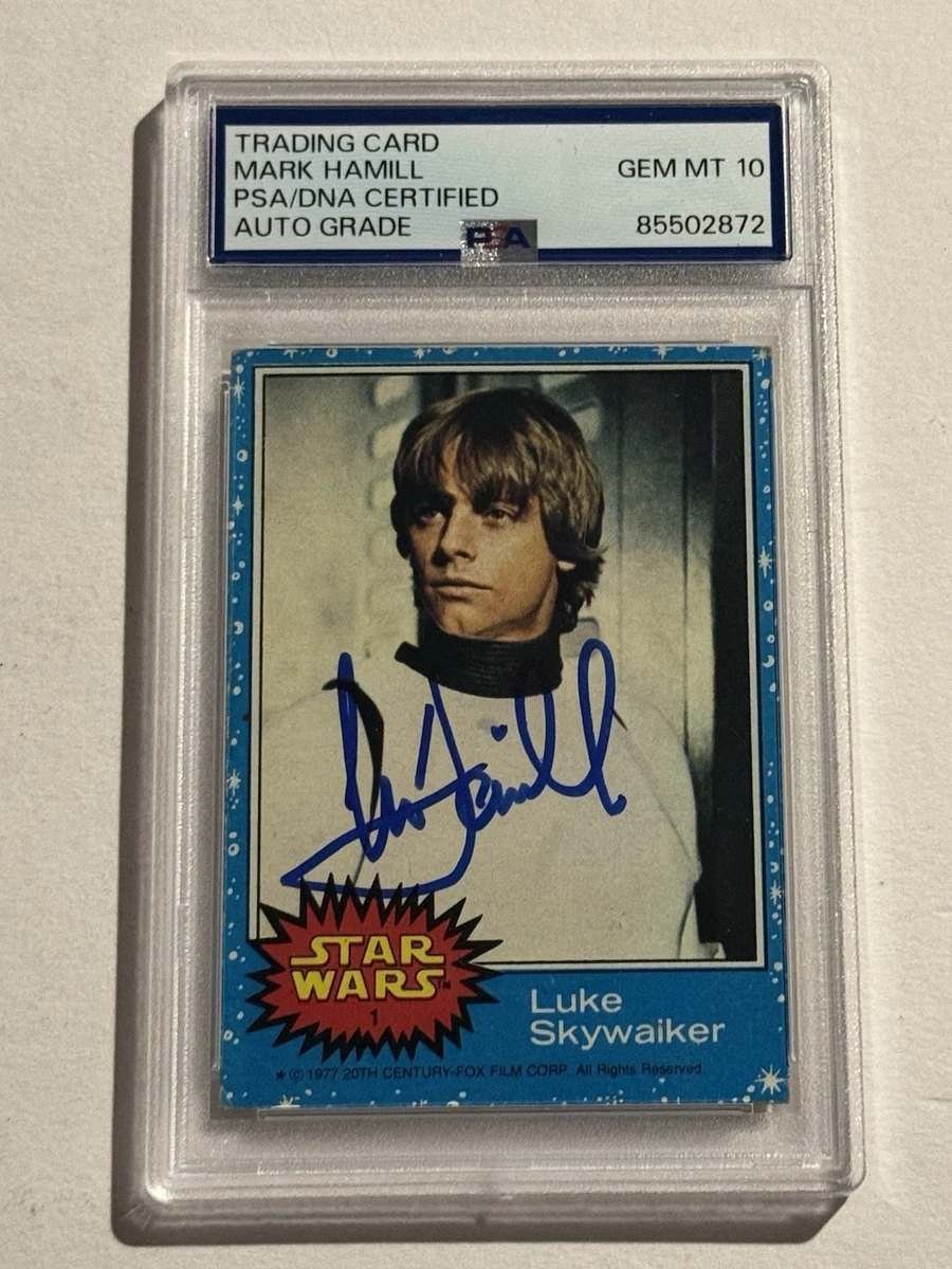 Luke Skywalker Star Wars Professional Sports Authenticator (PSA