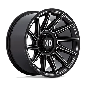 20x10 XD XD867 Specter Gloss Black Milled Wheel 8x6.5 (-18mm) - Picture 1 of 5