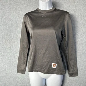 Future Champions Gear Youth Long Sleeve Shirt Medium 8-10 Gray Performance Tee - Picture 1 of 8