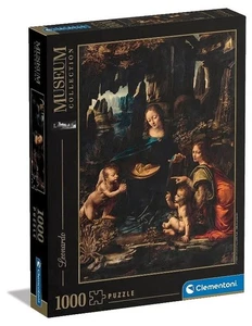 PUZZLE 1000 PZ MUSEUM LOUVRE LEONARDO MUSEUM COLLECTION MADE IN ITALY - Foto 1 di 2
