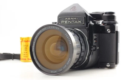 [ Lens MINT ] Pentax 6x7 67 TTL Mirror Up Film Camera SMC 55mm f/3.5 Lens JAPAN - Image 1 of 4