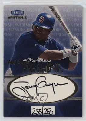 Fleer Mystique 1999 tinta fresca/250 Tony Gwynn automático patio Foto 1 de 2
