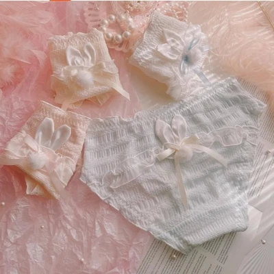 Japanese Women Lolita kawaii panties cartoon briefs Underpants Underwear new  - Image 1 of 4
