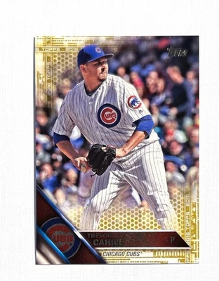 Trevor Cahill ~ 2016 Topps ~ Oro 0887/2016 #US154 Foto 1 de 2