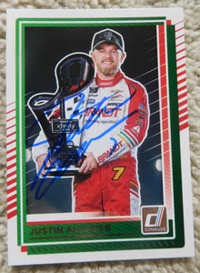 Tarjeta autografiada firmada por Justin Allgaier 2025 Donruss Nascar Racing #5 - Imagen 1 de 2