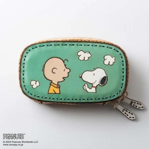 Peanuts CHARLIE BROWN & SNOOPY Mini Geldbörse OJAGA DESIGN Leder Artikel 75th - Bild 1 von 10