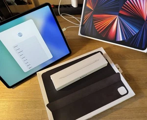 Apple iPad Pro 12.9" 5th gen, 1TB, WiFi + Cellular, Pencil 2, Smartcover - Bild 1 von 24