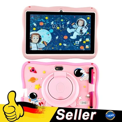 Stoßfeste Kinder-Tablet 7 Zoll, Android 14, 64GB, Quad Core, 4G WIFI, 3200mAh - Bild 1 von 4