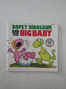 Dopey Dinosaur Book - And The Big Baby 1988 PB Mike Higgs - Picture 1 of 4