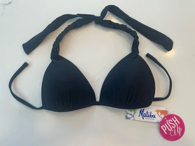 Malibu Dream Girl Bikini Top, Medium, Black - Image 1 of 2