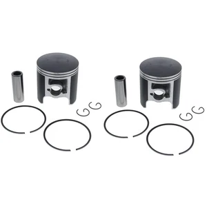 1991 1992 Yamaha Exciter II 570 EX570 Piston Kit x2 +0.20" O/S Teflon Coated - Picture 1 of 5