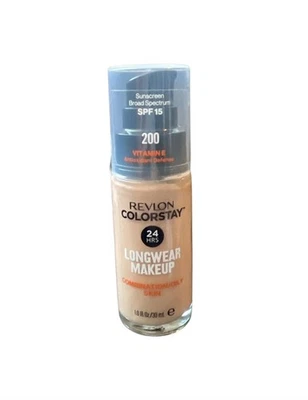 Revlon Colorstay 24Hrs Matte Finish Combination Oily Skin Shade 200 Nude (1 New) - Image 1 of 3