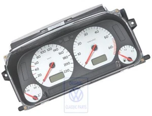 VW Golf MK3 Vento Kombiinstrument silber Frontuhren Original NOS OEM VW Teil - Bild 1 von 1