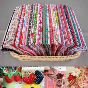 100x Stoffreste Bunt Baumwolle Paket Stoffpaket Patchworkpaket DIY Zubehör XX^ - Bild 1 von 3