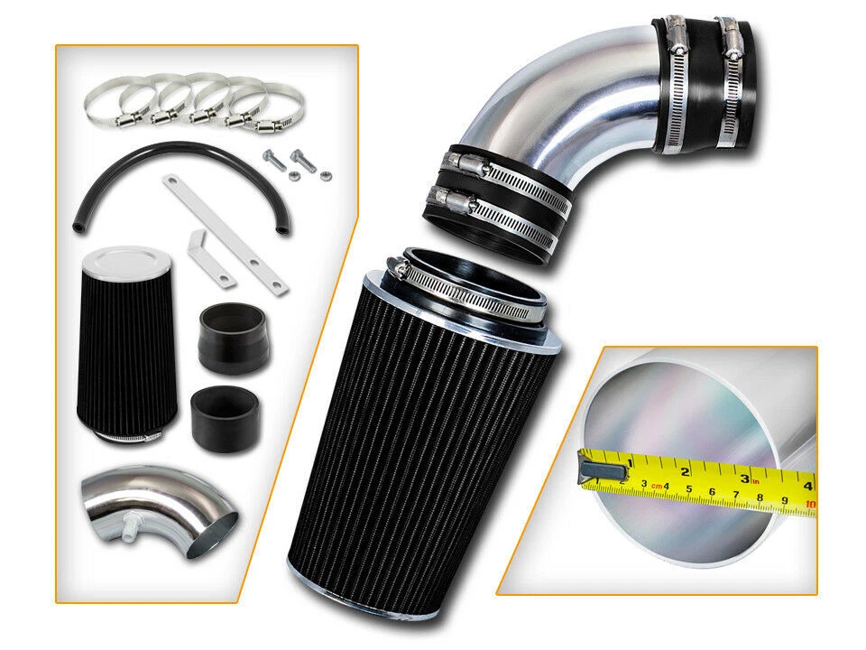 Kit de admisión de aire Ram corta + filtro AZUL apto para 10-12 Genesis Coupe 3,8 L V6 Foto 1 de 1