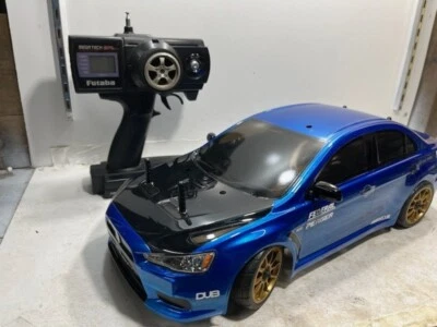 Tamiya 1/10 Electric RC TB-03 Chassis Finished Product Mitsubishi Lancer Evoluti - Image 1 of 4