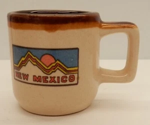 Taza de café espresso de recuerdo vintage de Nuevo México (taza de café pequeña) - Imagen 1 de 4