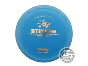 NOS Ching Innova SE Y2K Stinger 174g Blue Gold Foil OOP Midrange Golf Disc - Picture 1 of 2