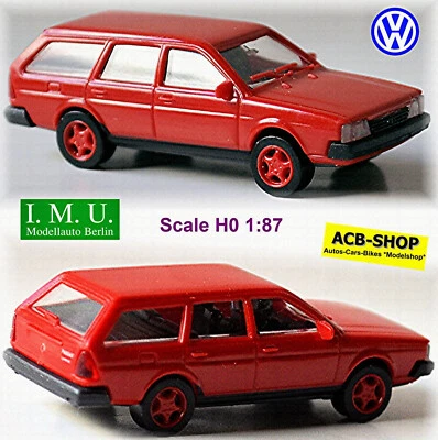 VW Passat B2 Variante Syncro 1985-88 Tipo B2 Rosso 1:87 I. M. U.11036 - Immagine 1 di 4