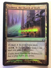 MTG 1x FOIL Orzhova, the Church of Deals Guildpact Magic the Gathering x1 LP