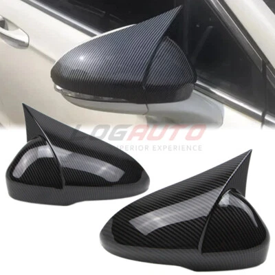 For Ford Mondeo / Fusion 13-20 Side Wing Mirror Cover Carbon Fiber Style Effect - image 1 of 4